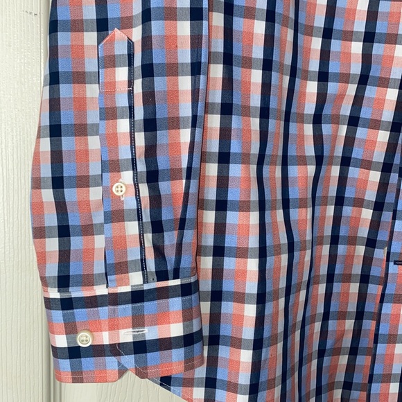 Banana Republic Men Camden Fit non iron plaid button down, size M - Picture 3 of 5